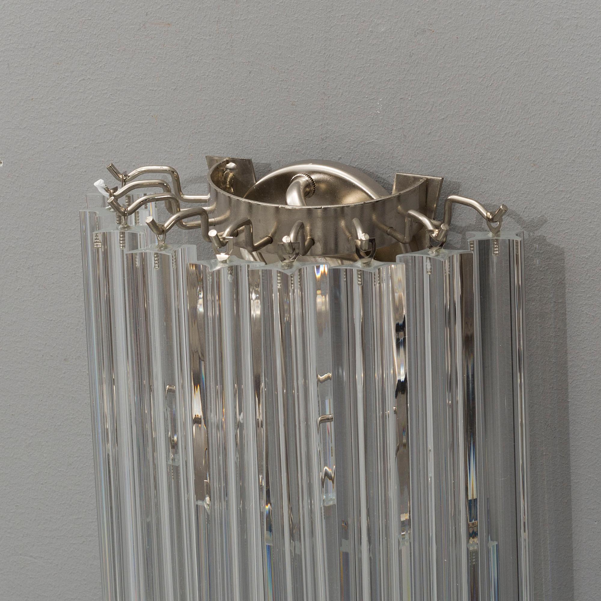 A pair of Murano wall sconce, 1970s.