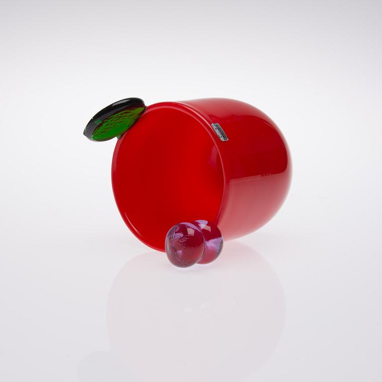 OIVA TOIKKA, POMPOM VASE. Sign. Oiva Toikka Nuutajärvi Notsjö.