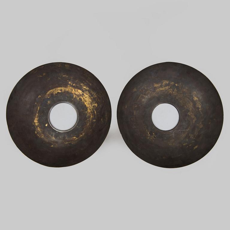 Paavo Tynell, seinä- / ulkovalaisinpari, malli 7308, Taito / Idman, 1930-luku.