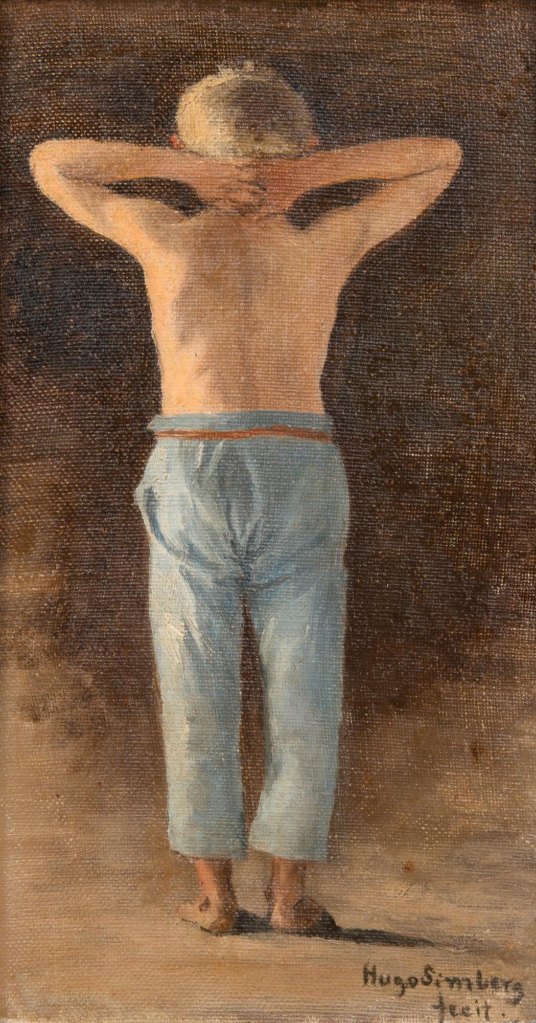 Hugo Simberg, "BLUE PANTS".
