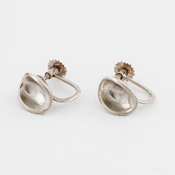 ATELJÉ STIGBERT, Stockholm, 1953, örhängen, samt collier från Danmark.