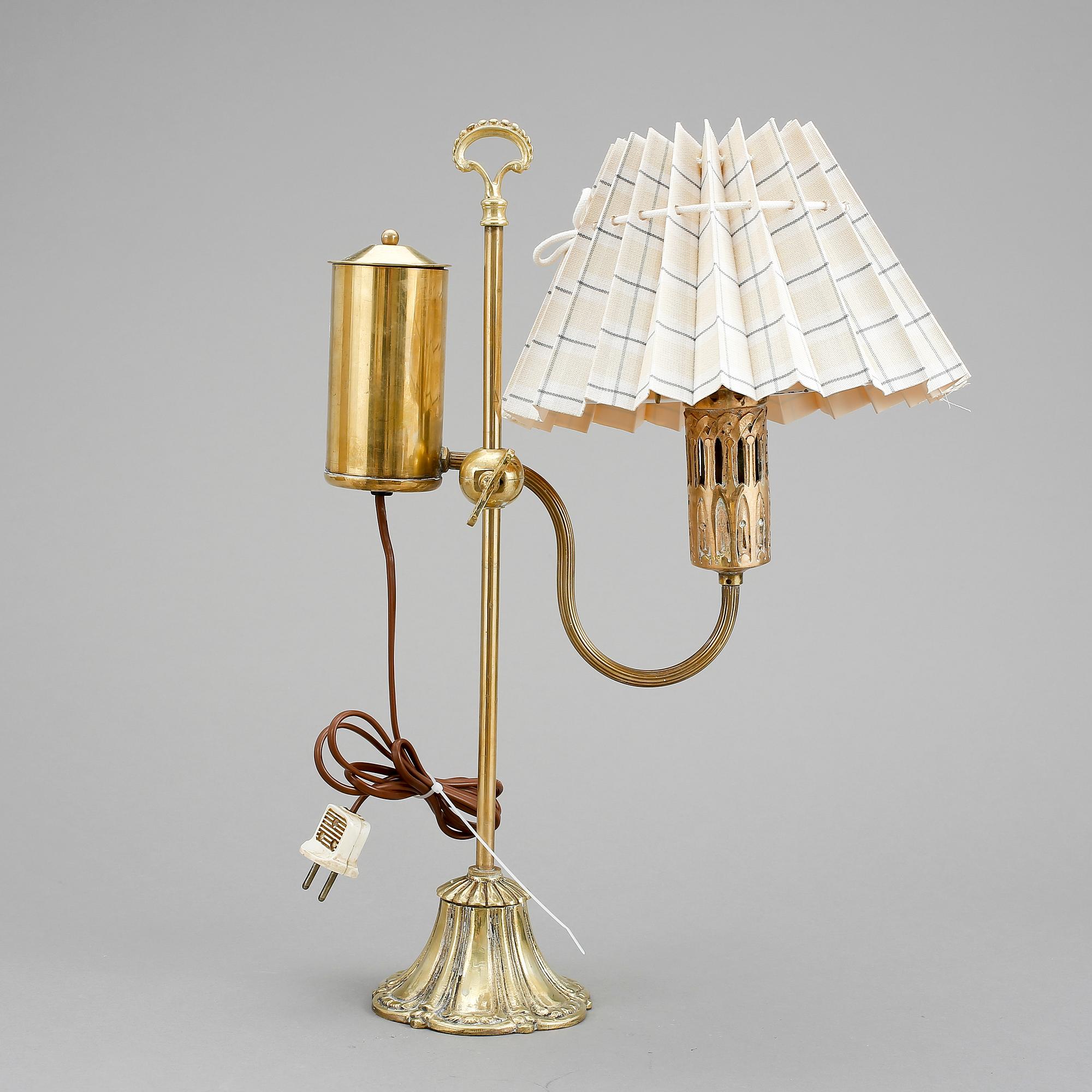 BORDSLAMPA, L Jacob & Co, 1900-tal.
