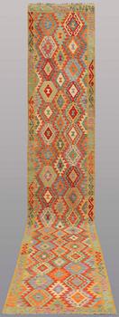A RUNNER, Kilim, ca 497 x 86 cm.