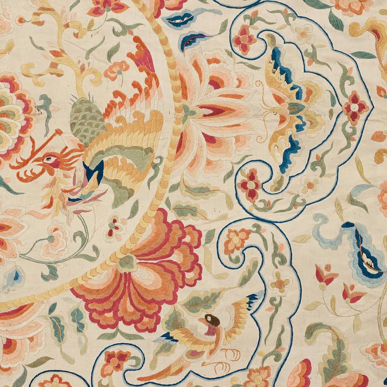 TÄCKE, siden. Qingdynastin (1664-1912).