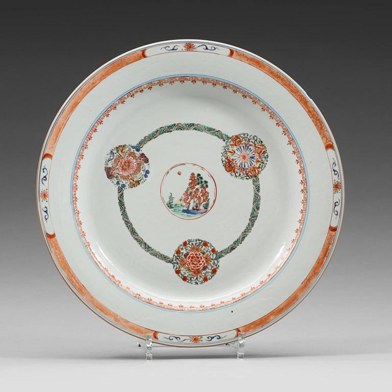 FAT, porslin. Qing dynastin, Kangxi (1662-1722).