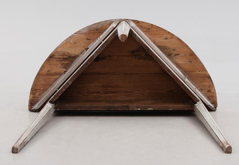 VÄGGBORD, allmoge, 1700-talets andra hälft.