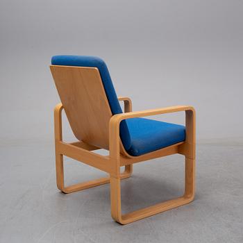 Rud Thygesen, a beech armchair, model 5131 for Magnus Olesen, Denmark.