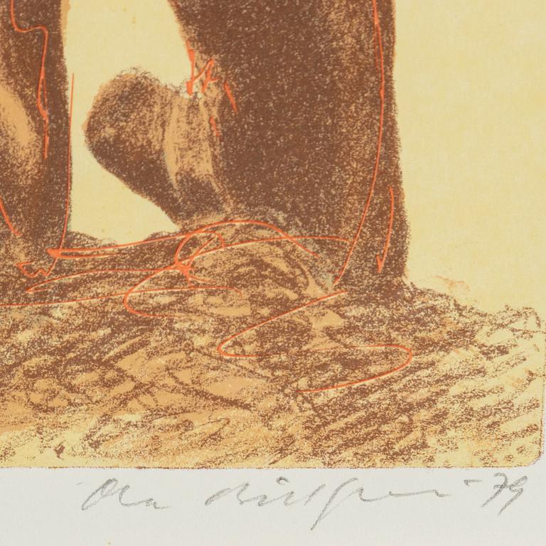 OLA BILLGREN, lithograph, signed and dated -79.