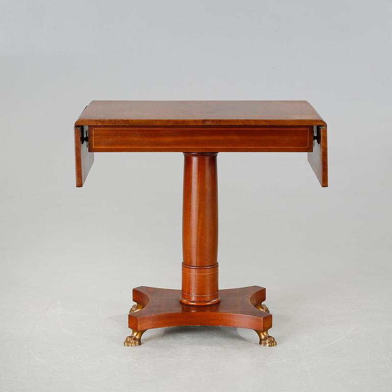 A sofa, six chairs and one table in Swedish Karl-Johan style, made in the first half of the 20th century.