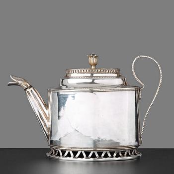 A late Gustavian late 18th century teapot.