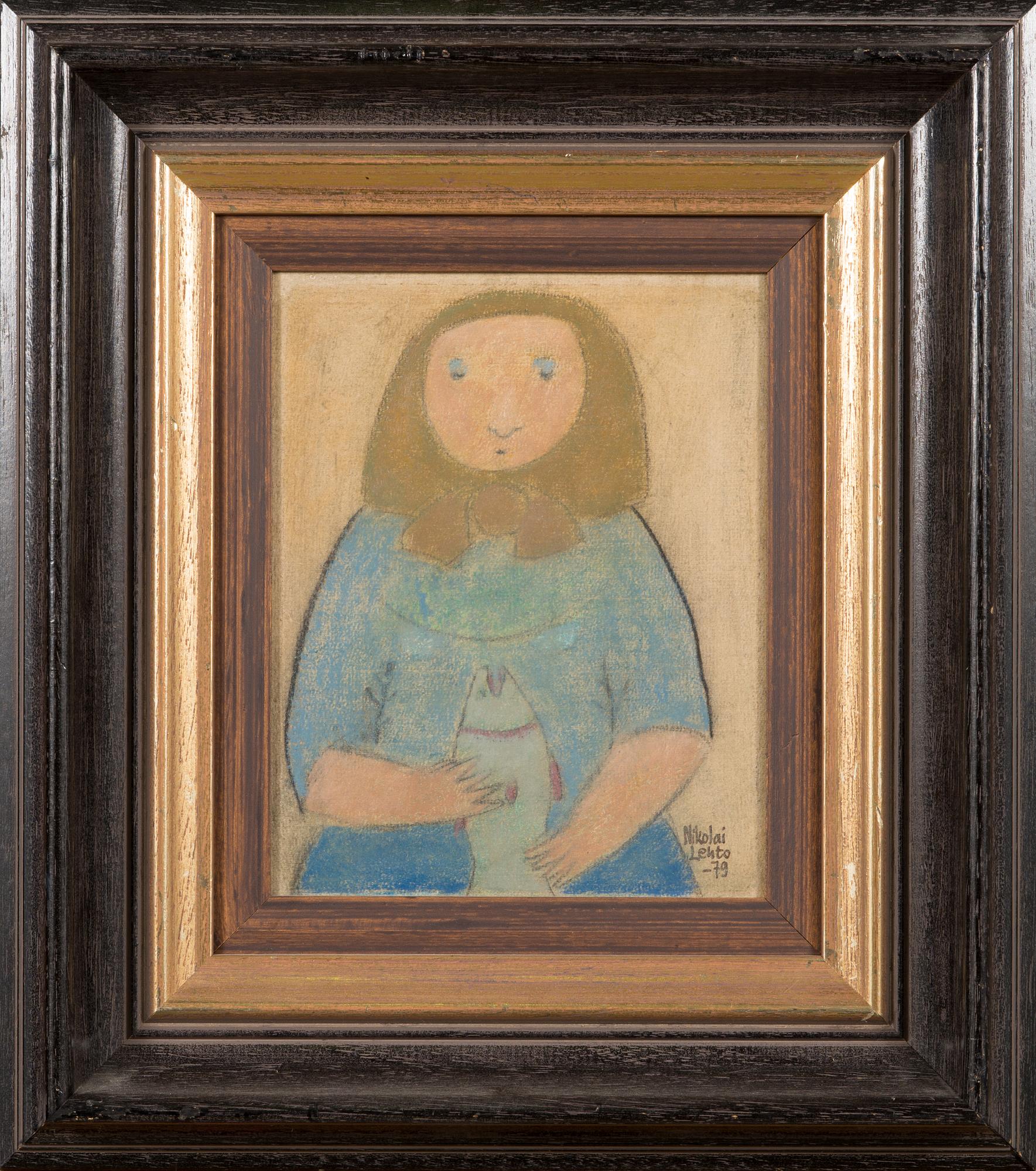 NIKOLAI LEHTO, pastell, signerad och daterad -79.