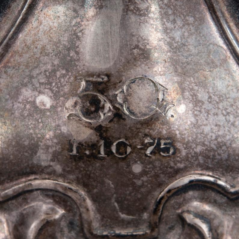 KANDELABER, silver, Auran Kultaseppä Oy, Åbo, 1975.