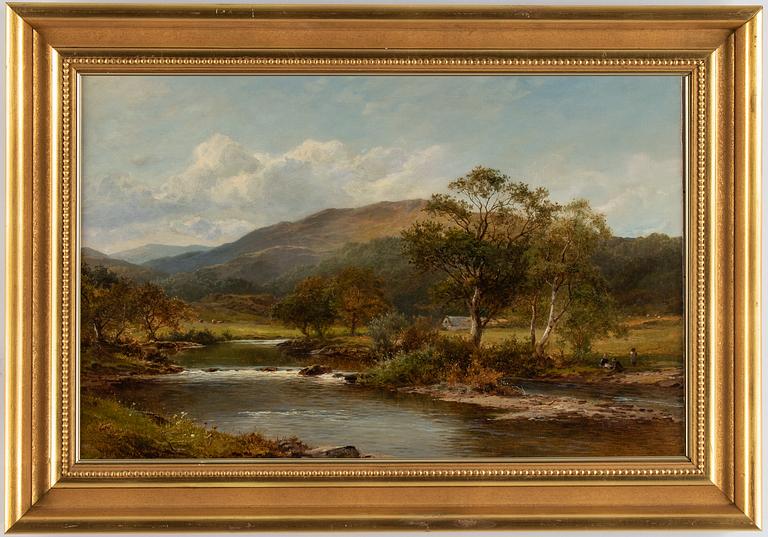 David Bates, oil on canvas, signed and dated 1894.