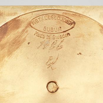 LJUSSTAKAR, 1 par, Mässing, Metallslöjden Gusum, 1900-talets andra hälft.