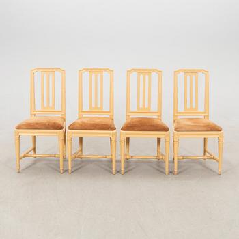 Chairs 4 pcs. "Odenslunda", from IKEA's 18th-century series, late 20th century.