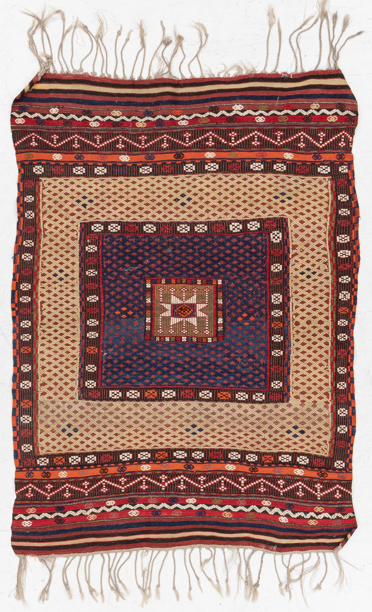 A flat weave textile, Antalya, West Anatolia, c. 164 x 119 cm.