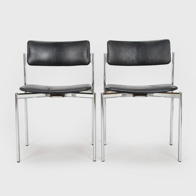 Ilmari Tapiovaara, A set of 6 chairs "Kiki" for Asko, Finland late 20th century.