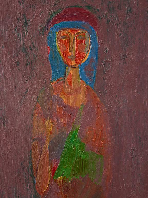 Oleg Kuznetsov, oil on canvas, verso signed and dated 1993.