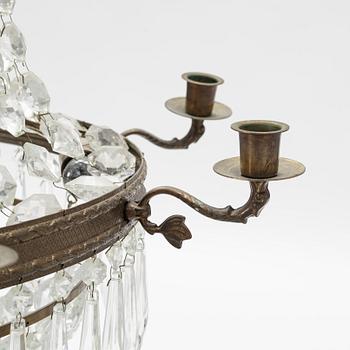 A Gustavian style chandelier, 20th Century.