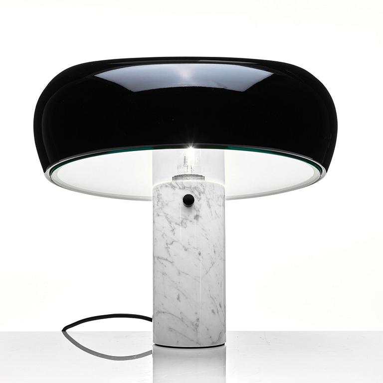 Achille Castiglioni, & Pier Castiglioni, a 'Snoopy' table lamp, Flos, Italy.