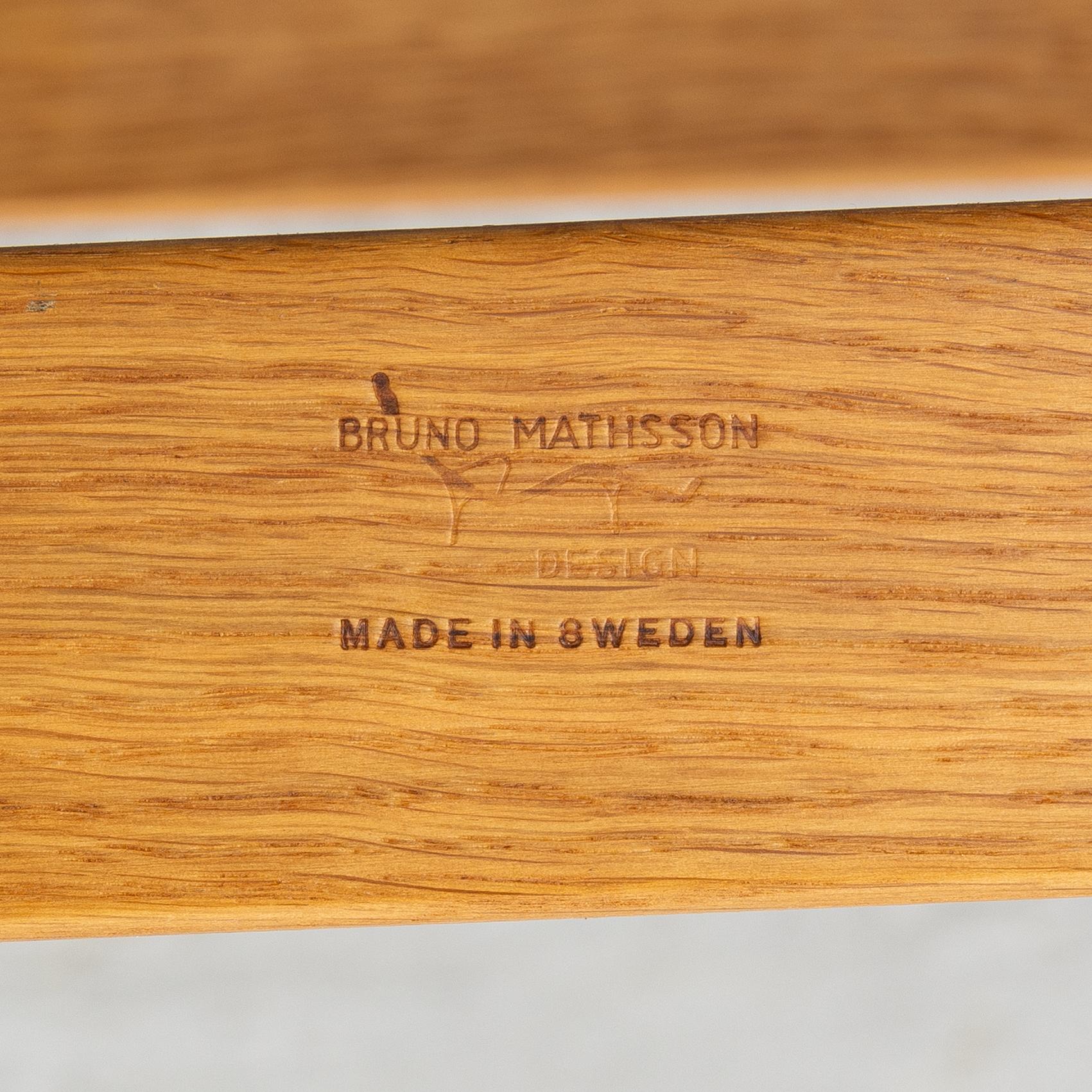 Bruno Mathsson, Fåtölj, "Eva", Firma Karl Mathsson, Värnamo, 1973.