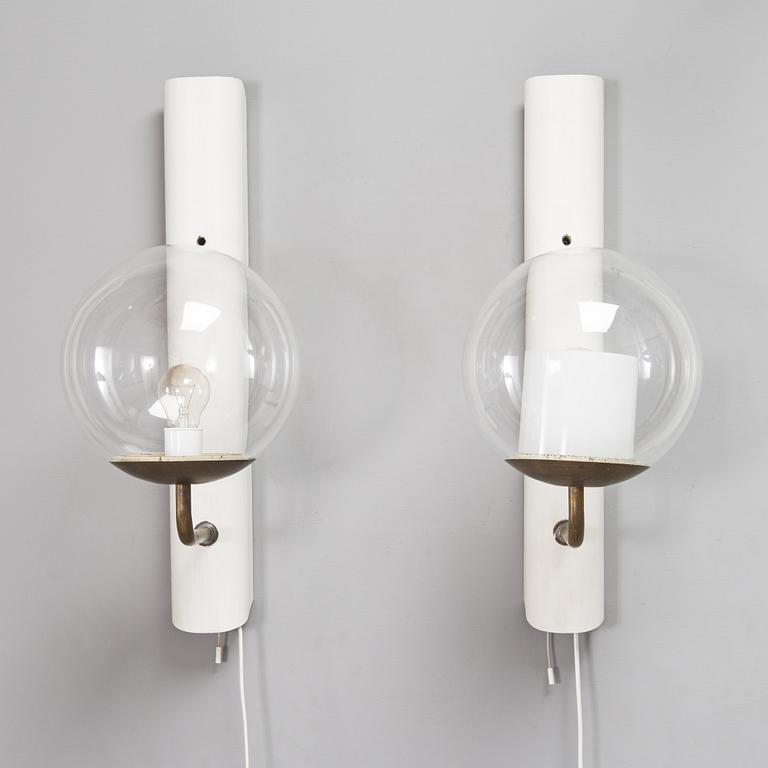 Alvar Aalto, a pair of 1932 wall lights for Taito Finland.