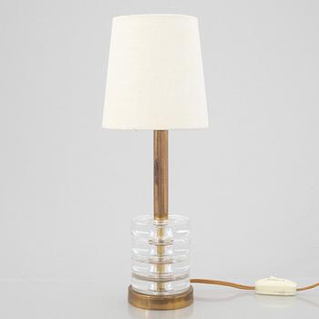 Carl Fagerlund, a model 'RD1981' table lamp, Orrefors.