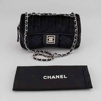 Chanel, a canvas and pony hair handbag, 2005-06.