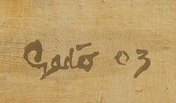 Bertil Gadö, oil on canvas, signed, dated -03.