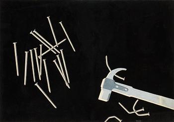 172. Otto G Carlsund, "Spik och hammare" (Nail and hammer).