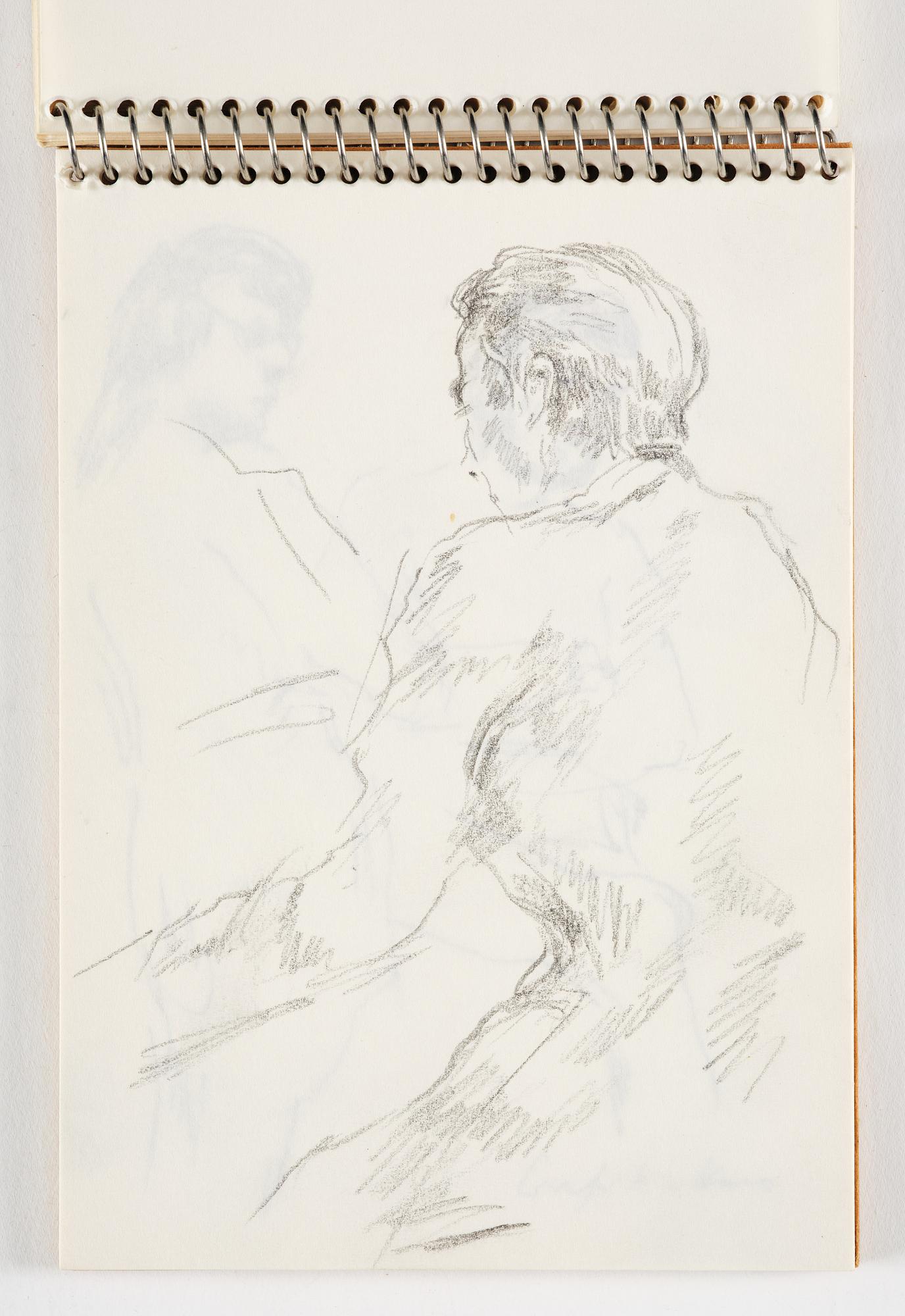 Lotte Laserstein, 4 skissböcker med blyertsteckningar.