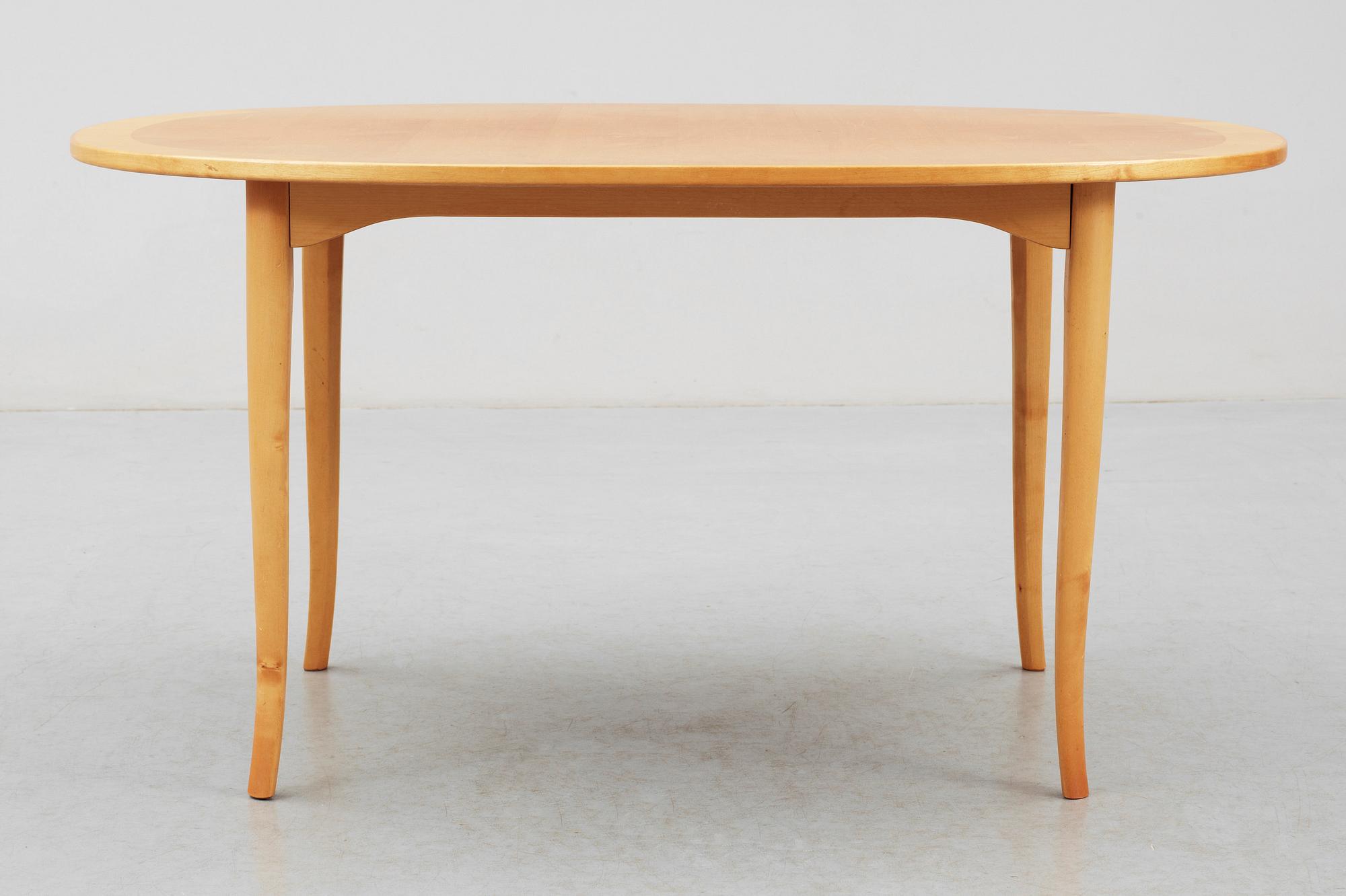 SOFFA samt BORD, "Gustavianus" resp "Ovalen", Carl Malmsten.