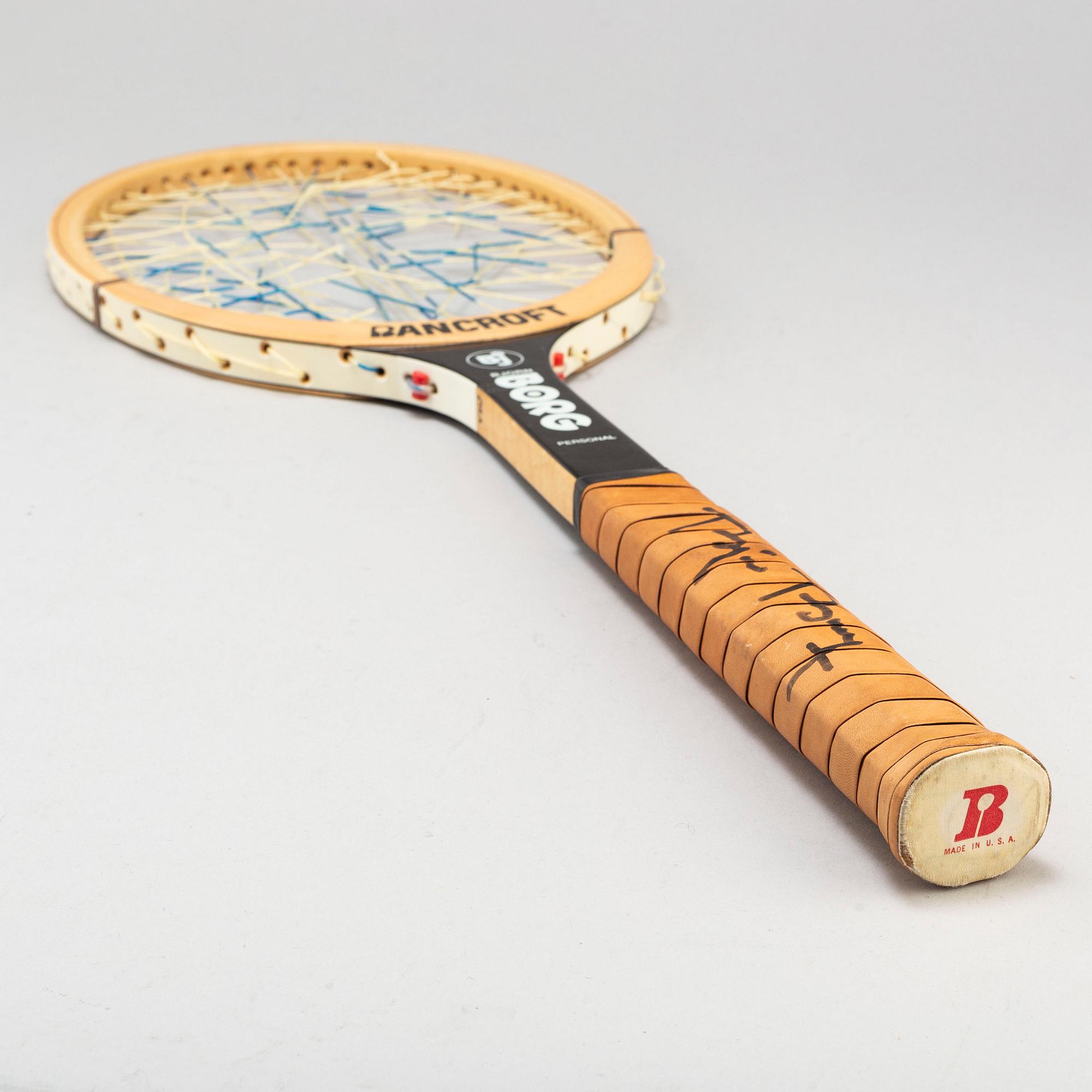 BJÖRN BORG, tennisracket, Bancroft Borg Personal, 1977-1979.