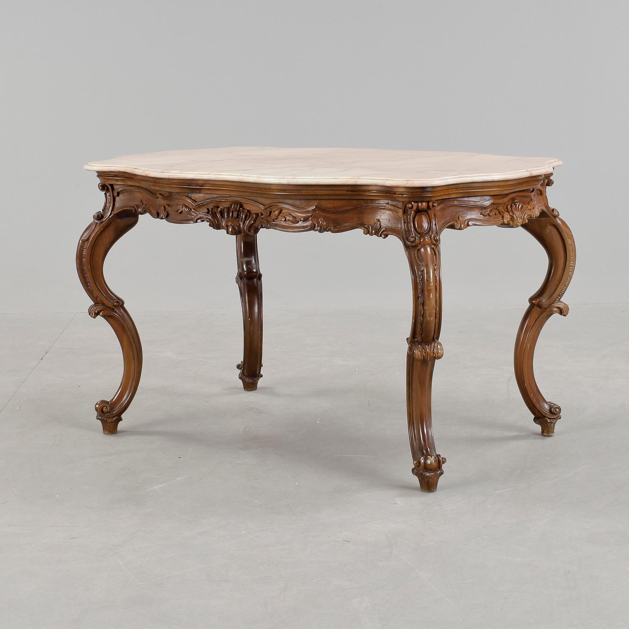 SOFFBORD, rokokostil, 1900-tal.