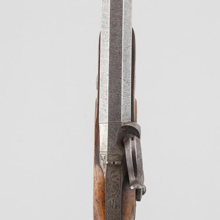Slaglåspistoler, ett par, 1850-tal, Belgien.