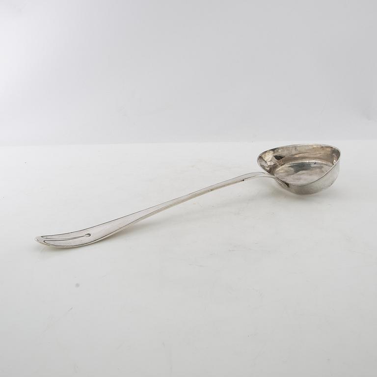 Johan Carlsson, bowl lever, silver, Norrköping, 1836.