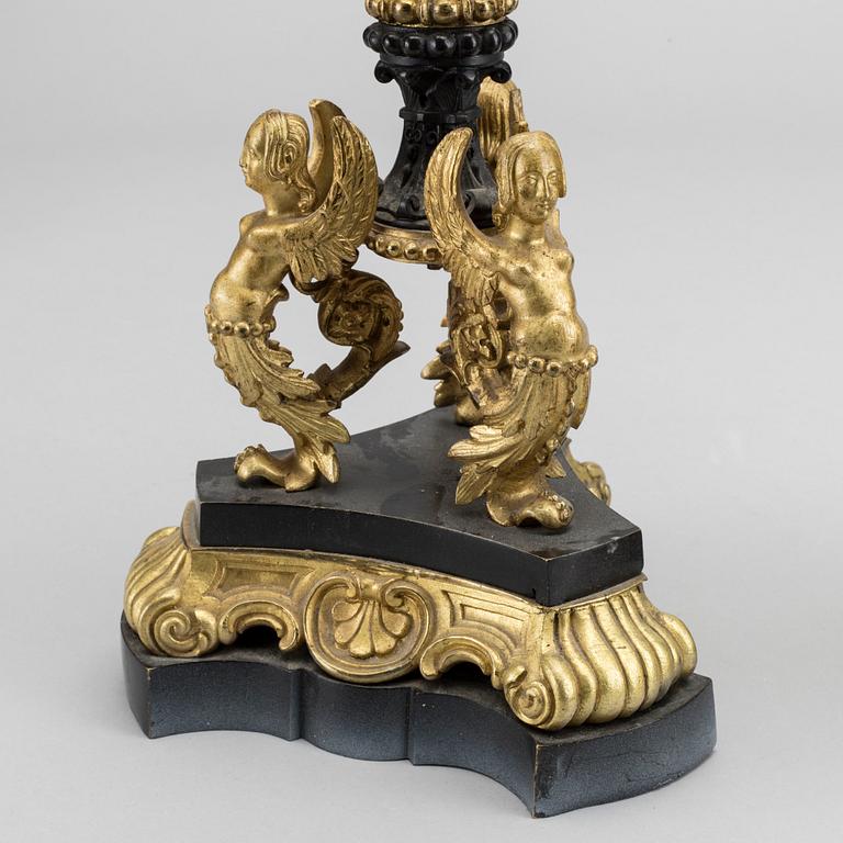 Chandelabra a pair, late 19th century.