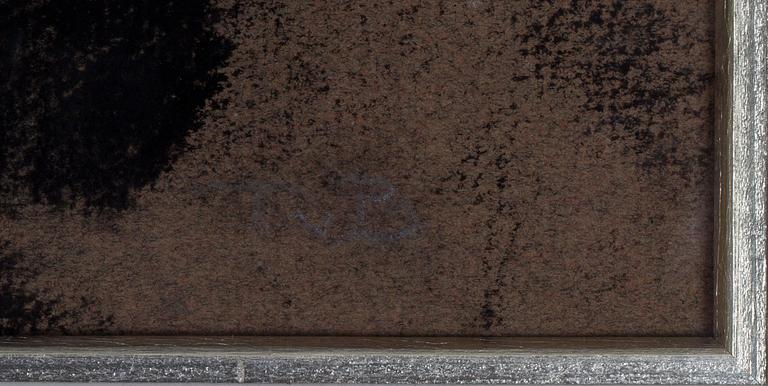 TUOMAS VON BOEHM, pastell, sign.