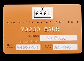 ARMBANDSUR, Ebel, "Sports Classique", stål/guld.