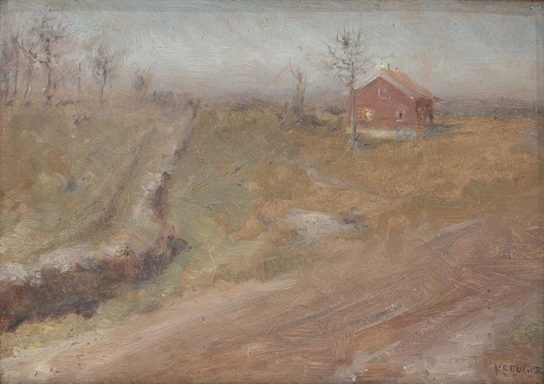 Nils Kreuger, Landscape from Halland.