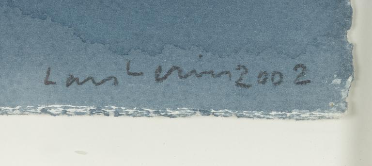 Lars Lerin, watercolour, signed and dated 2002.