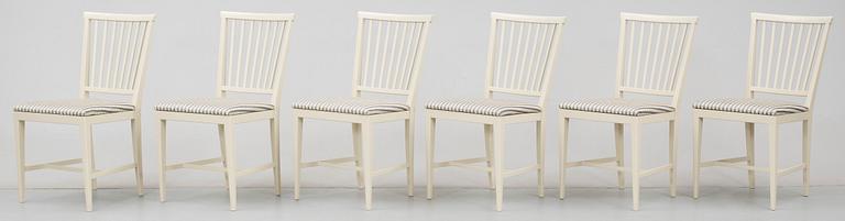 MATSALSGRUPP, 8 delar, "Herrgården" Carl Malmsten. 1900-talets andra hälft.