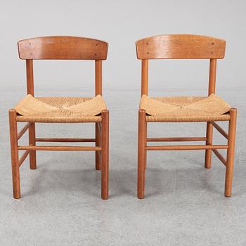 BØRGE MOGENSEN, stolar, 7 st, "J39", Danmark, 1900-talets andra hälft.