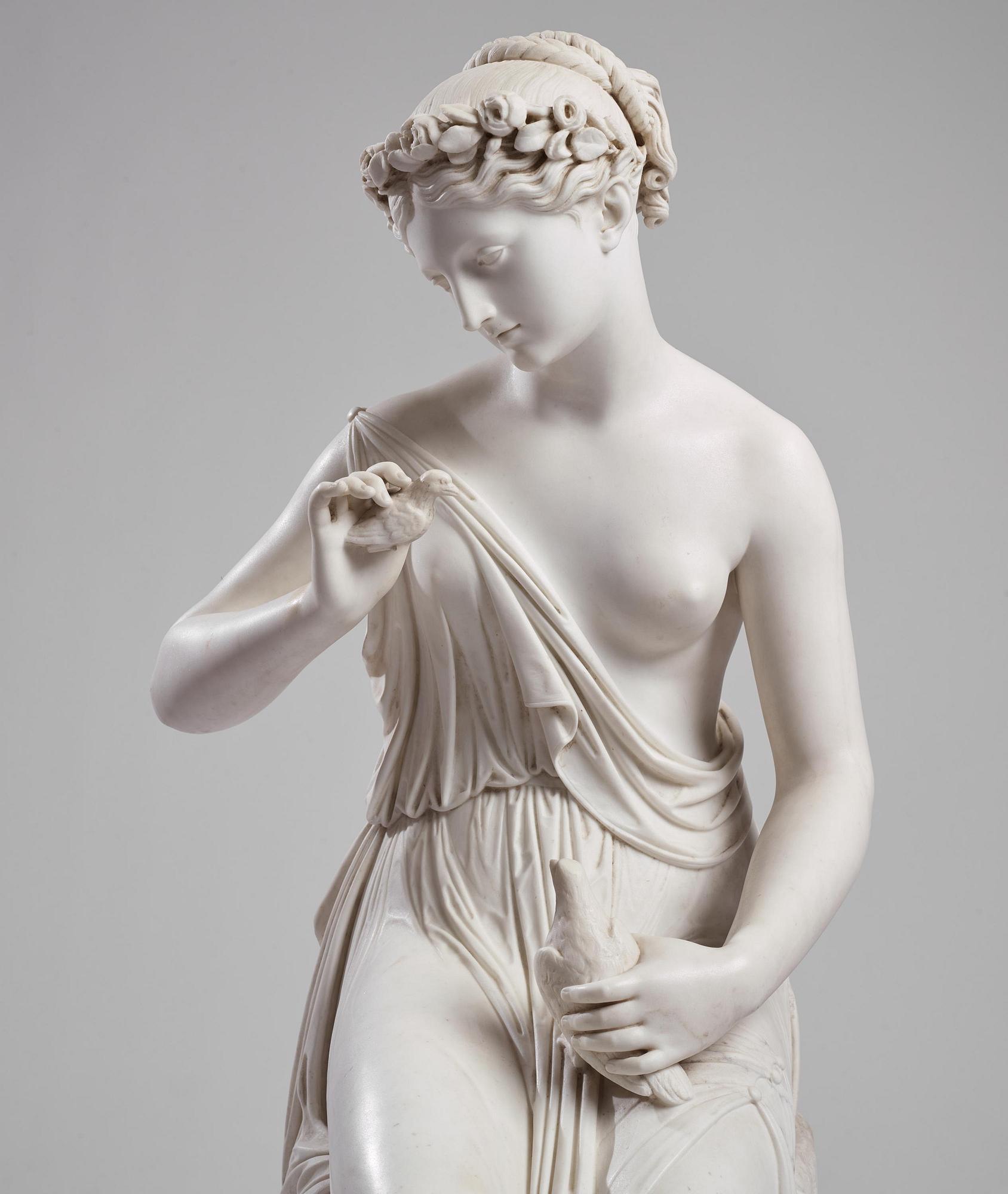 Rudolf (Ridolfo) Schadow, The Girl with Doves.