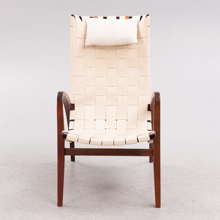 Bruno Mathsson, a 'Gräshoppan' easy chair, Mathsson International, Värnamo, 1992, ed. 26/100.