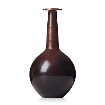 Just Andersen, JUST ANDERSEN, a patinated bronze vase, Denmark 1930's.