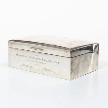 Karl Anderson, Cigar box, silver, Stockholm 1920.
