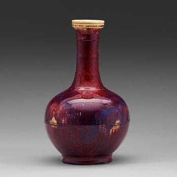 248. A flambé glazed vase, Qing dynasty, Qianlong (1736-95).