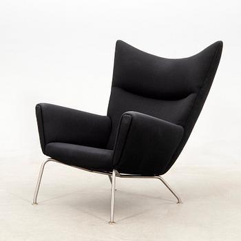 Hans J. Wegner, fåtölj Wing Chair Danmark sent 1900-tal.