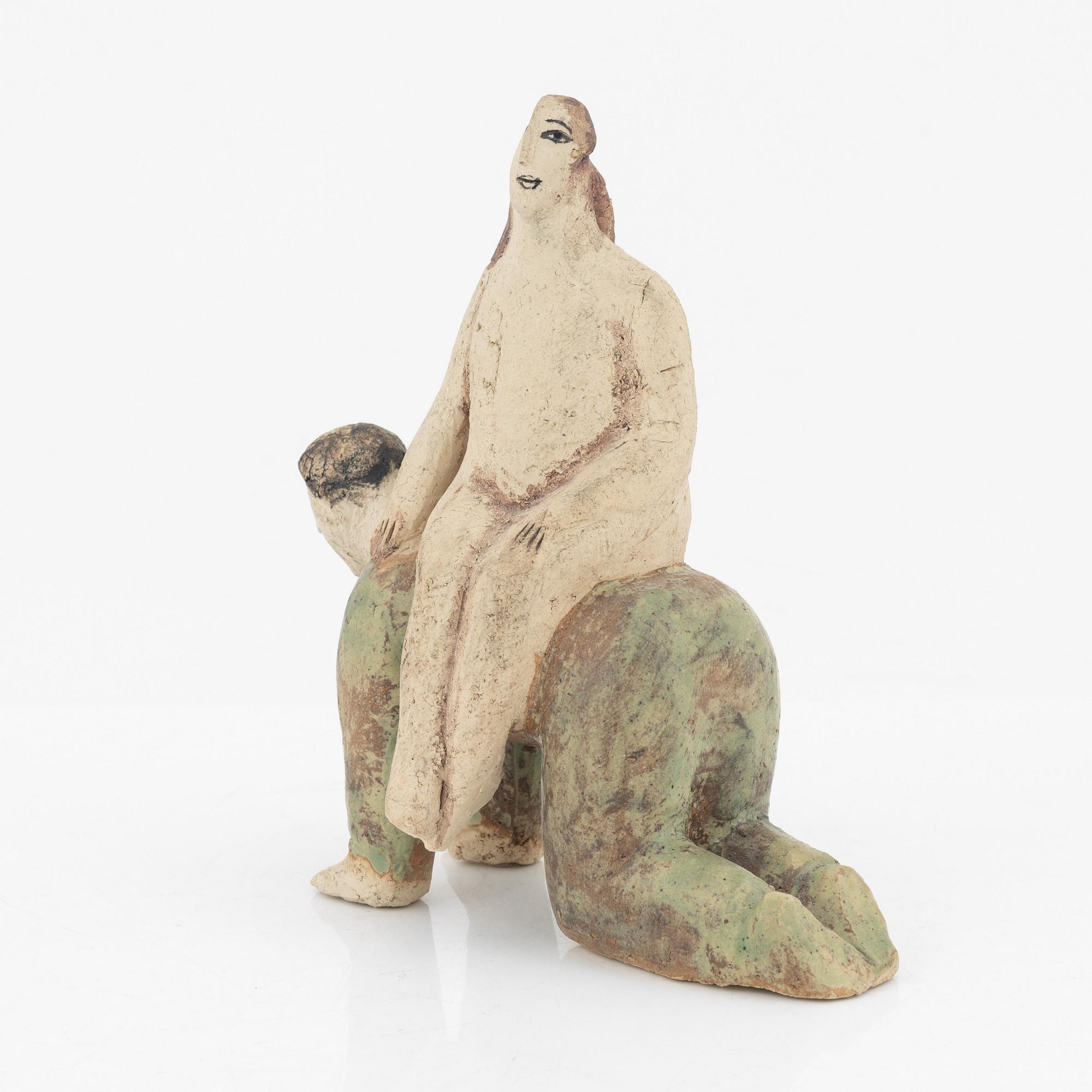 Lisa Larson, a unique stoneware sculpture.